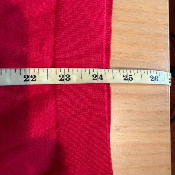 Tommy Hilfiger Womens Polar Bear Graphic Crewneck Sweater Eclectic SMALL Red - Picture 10 of 10